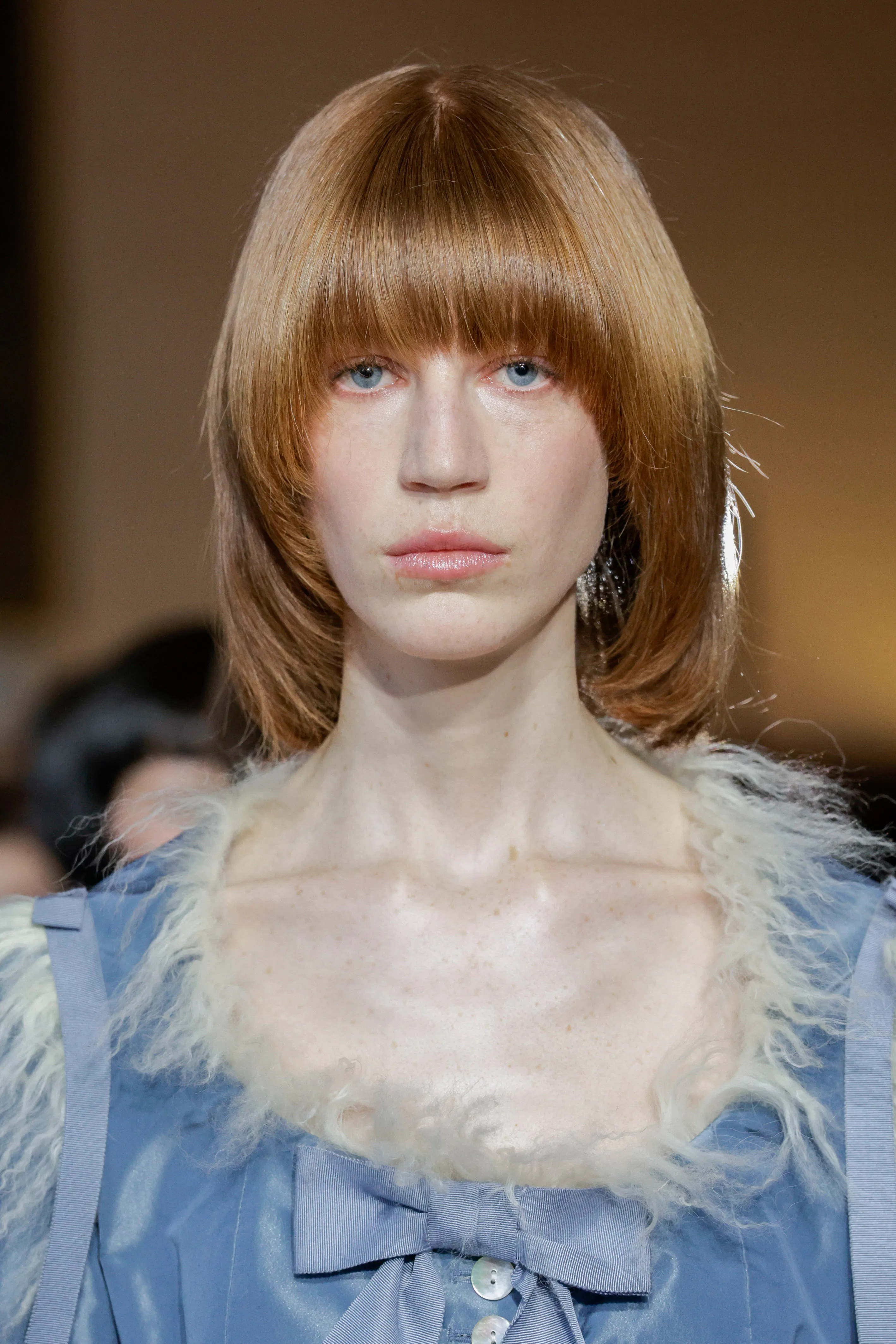 A model walks the runway during the Sandy Liang Ready to Wear Fall/Winter 2026-2027 fashion show 