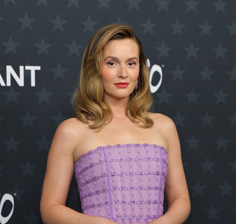 Leighton Meester spoke about meeting Ariana Grande on a red carpet.