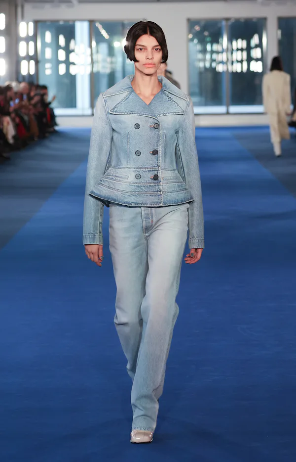 A model walks the runway during the Proenza Schouler Ready to Wear Fall/Winter 2026-2027 fashion sho...