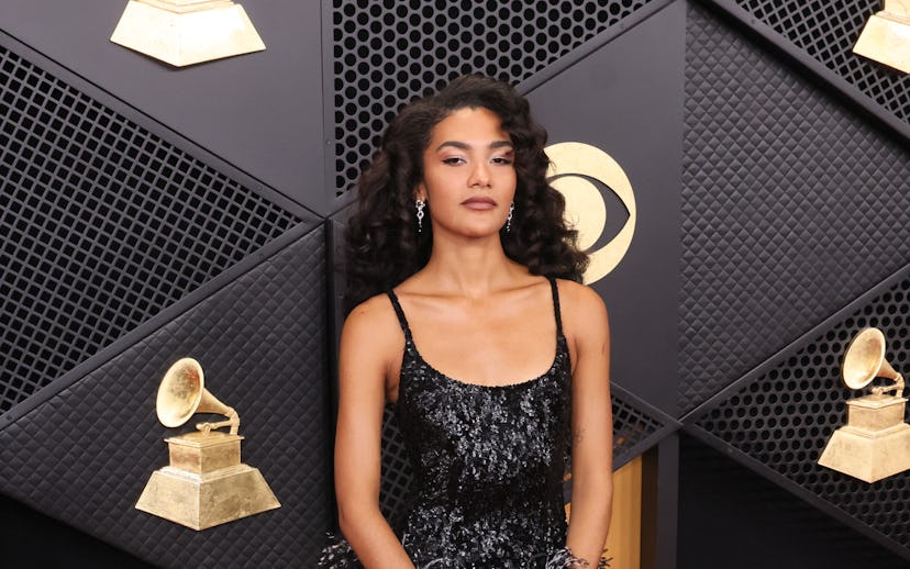 British singer songwriter Olivia Dean arrives for the 68th Annual Grammy Awards at the Crypto.com Ar...