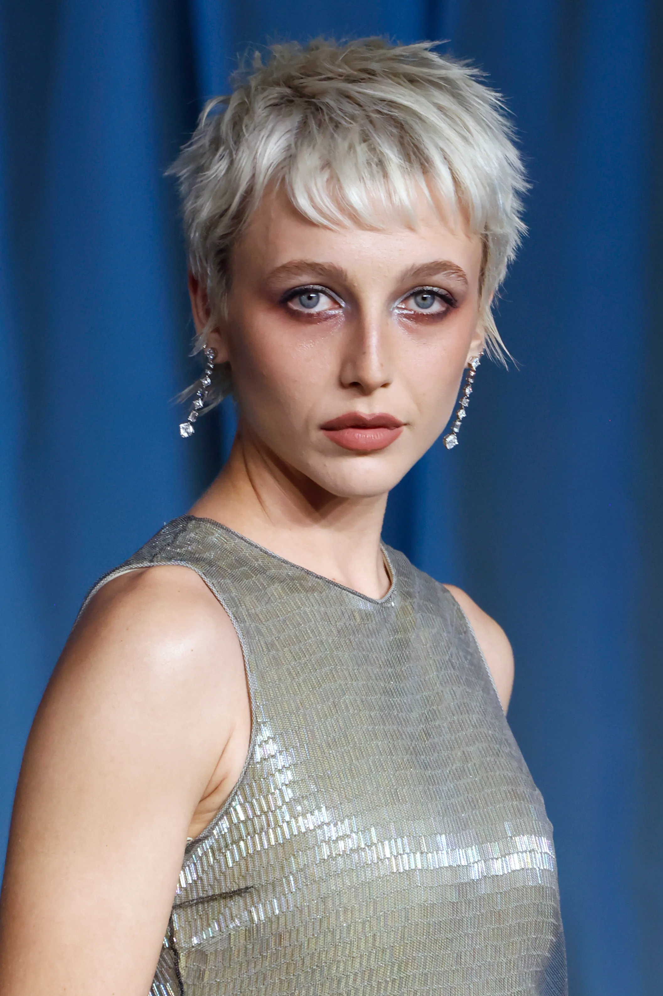 Emma Chamberlain with a whimsical pixie haircut