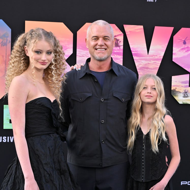 HOLLYWOOD, CALIFORNIA - MAY 30: (L-R) Billie Beatrice Dane, Eric Dane and Georgia Geraldine Dane att...