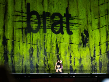 GLASTONBURY, ENGLAND - JUNE 28: (EDITORIAL USE ONLY) Charli XCX performs on the other stage during d...