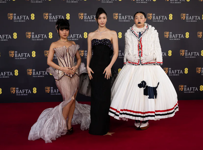 The Best Dressed Celebrities On The 2026 BAFTA Awards Red Carpet Rei Ami, EJAE, Audrey Nuna