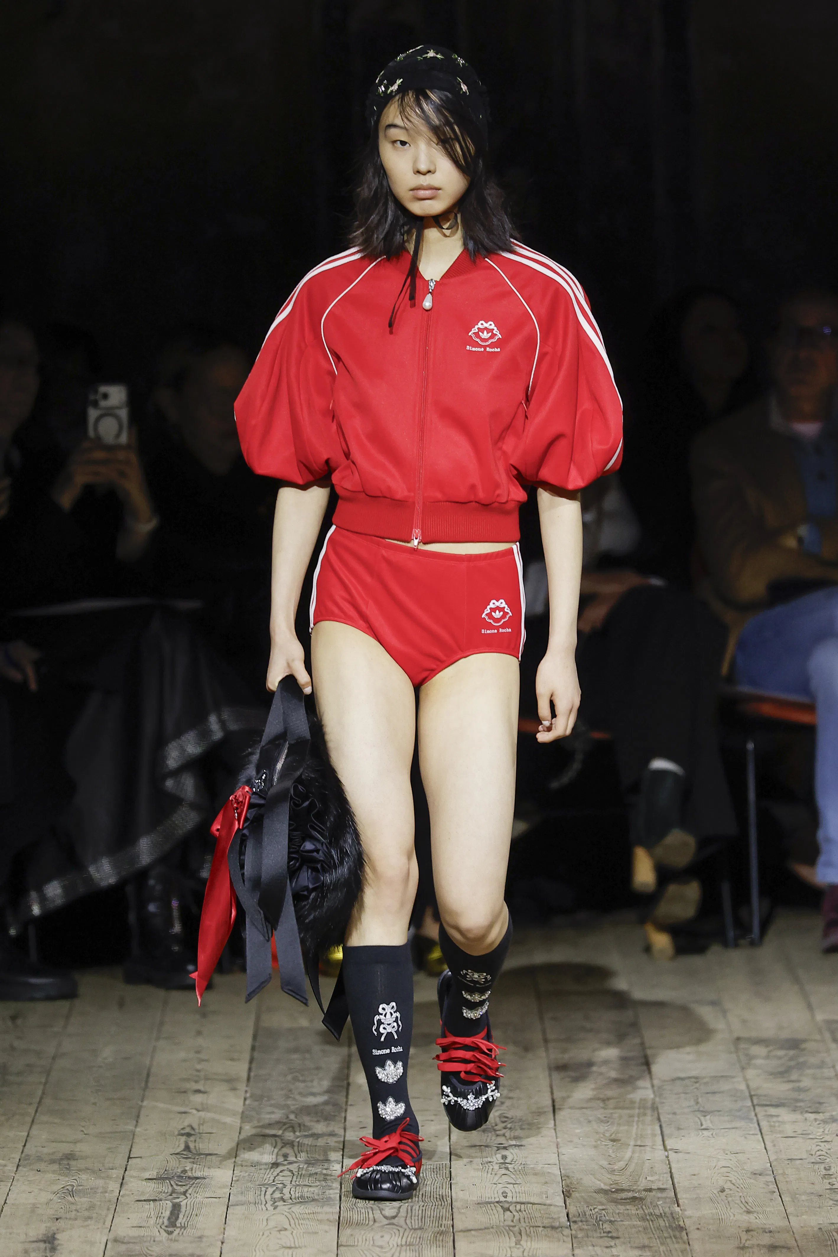 A model walks the runway at the Simone Rocha Ready to Wear Fall/Winter 2026-2027 fashion show 