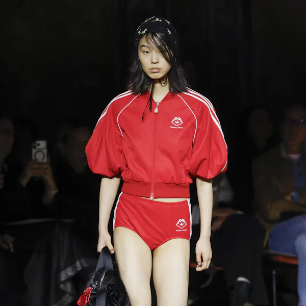 A model walks the runway at the Simone Rocha Ready to Wear Fall/Winter 2026-2027 fashion show