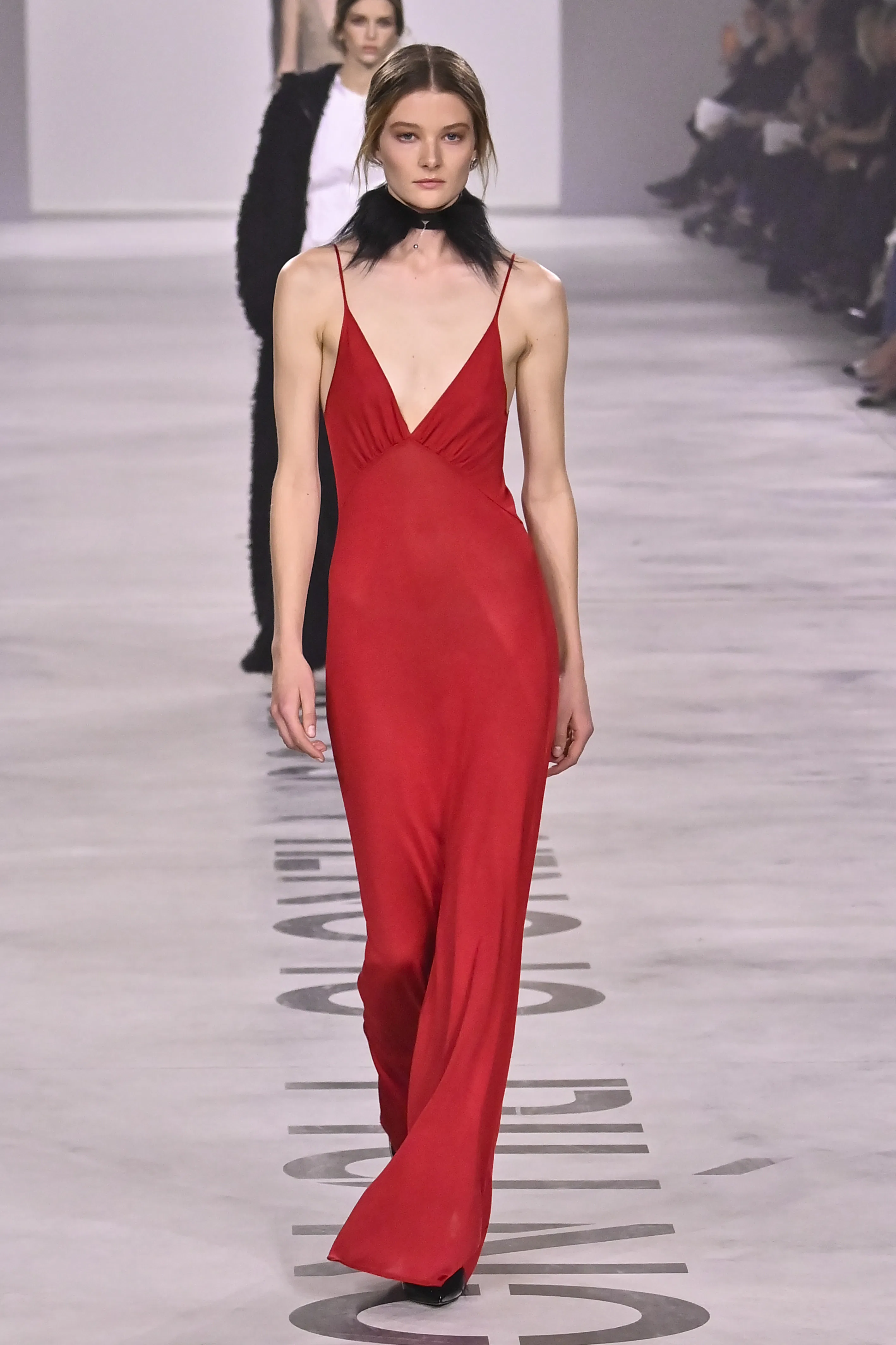 A model walks the runway at the Fendi Ready to Wear Fall/Winter 2026/2027 fashion show 