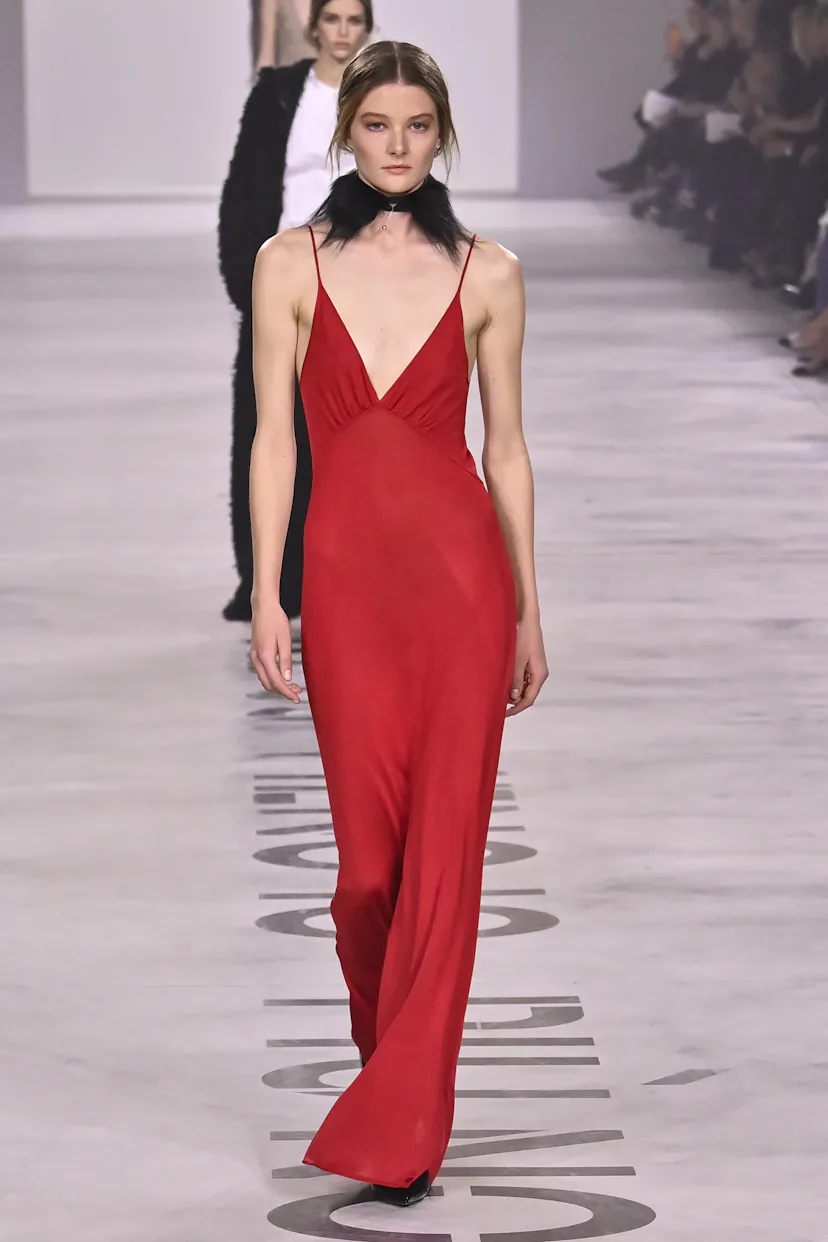 A model walks the runway at the Fendi Ready to Wear Fall/Winter 2026/2027 fashion show