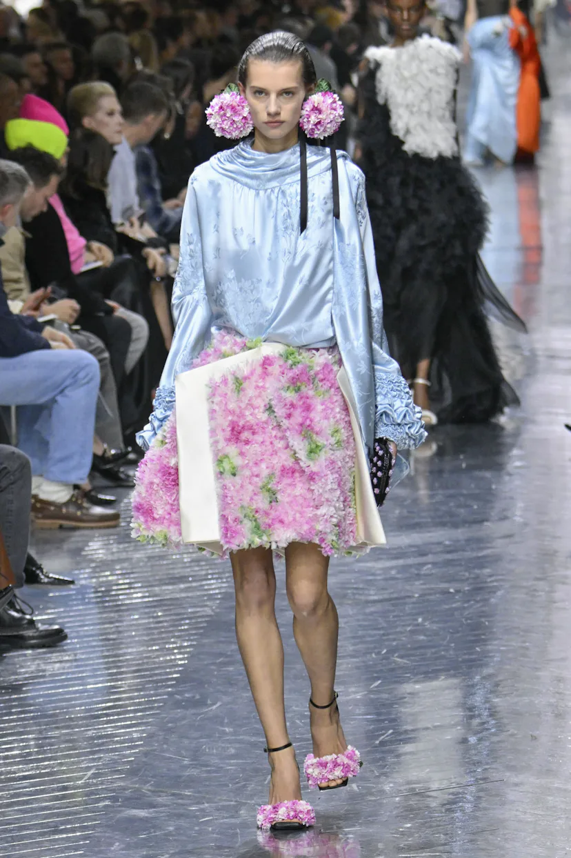 A model walks the runway during the Christian Dior Haute Couture Week Spring/Summer 2026