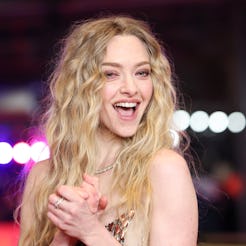 BERLIN, GERMANY - FEBRUARY 19: Amanda Seyfried attends the "The Testament Of Ann Lee" premiere durin...