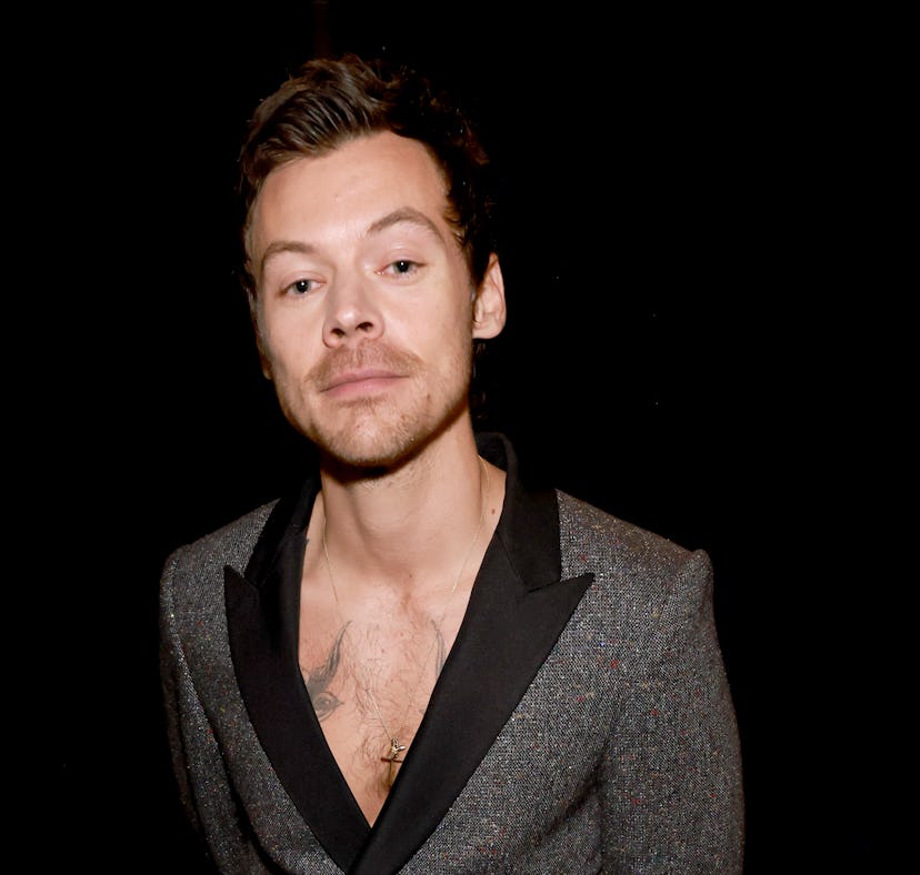 Harry Styles addresses those hair transplant rumors.