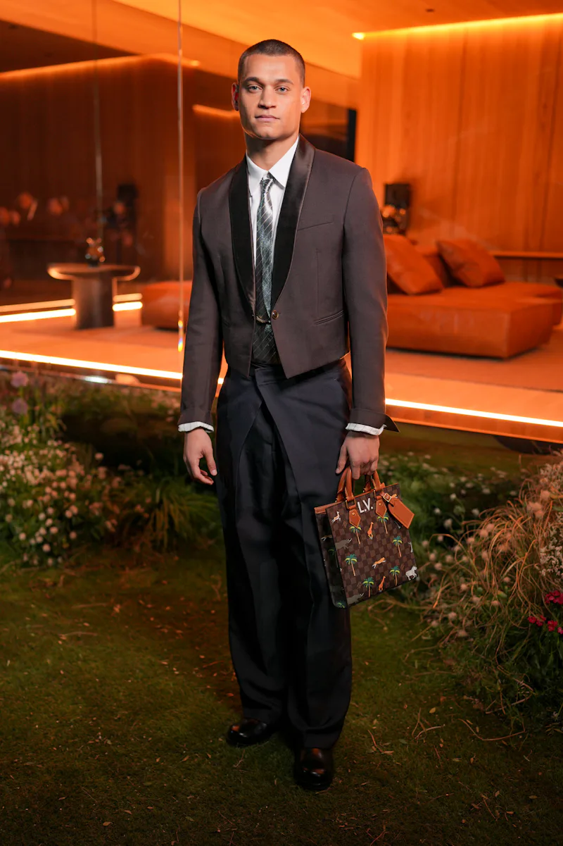 Tyriq Withers at the Louis Vuitton Men's Fall/Winter 2026 fashion show as part of Paris Men's Fashio...