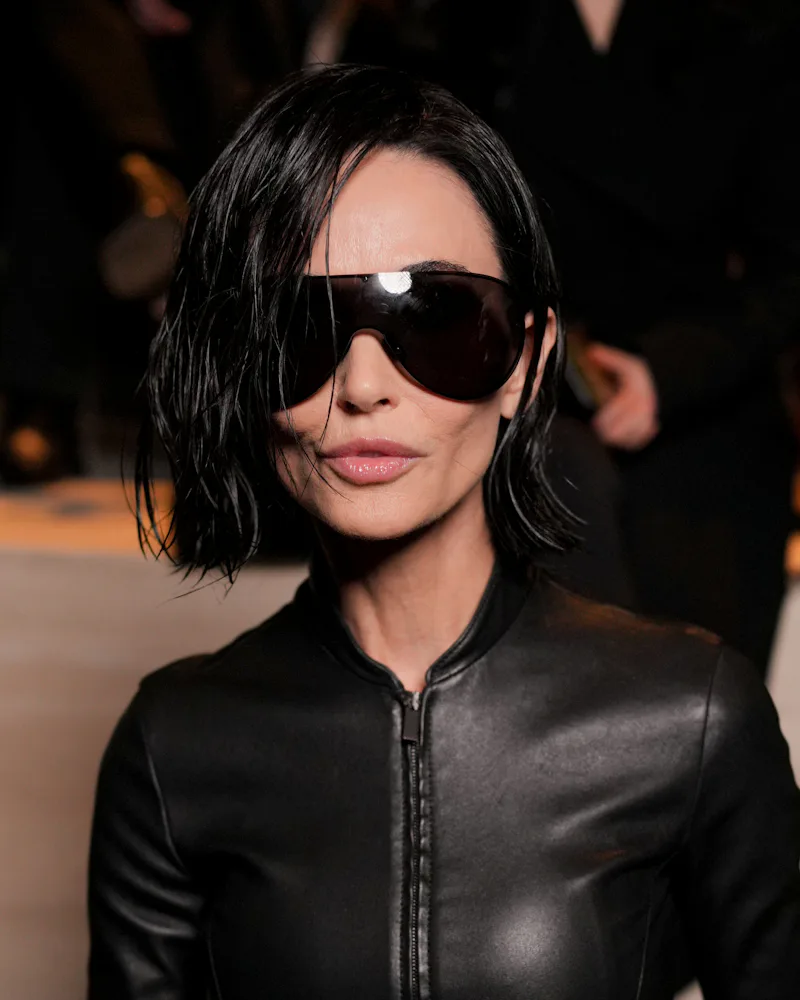 Demi Moore with a hydro bob at Gucci