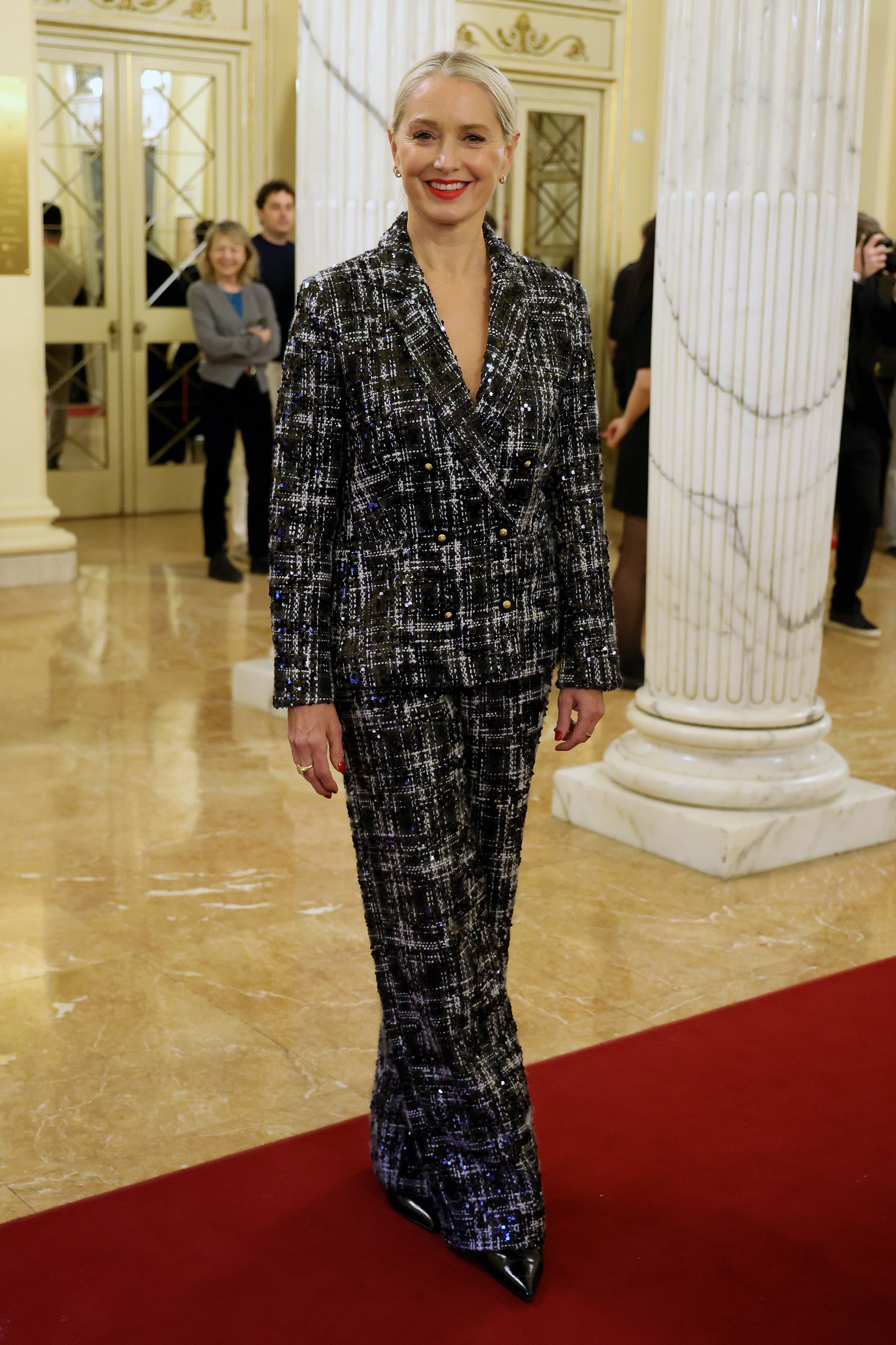 The Celebrity Attends the 2026 Winter Olympics Opening Ceremony Katherine Lanasa