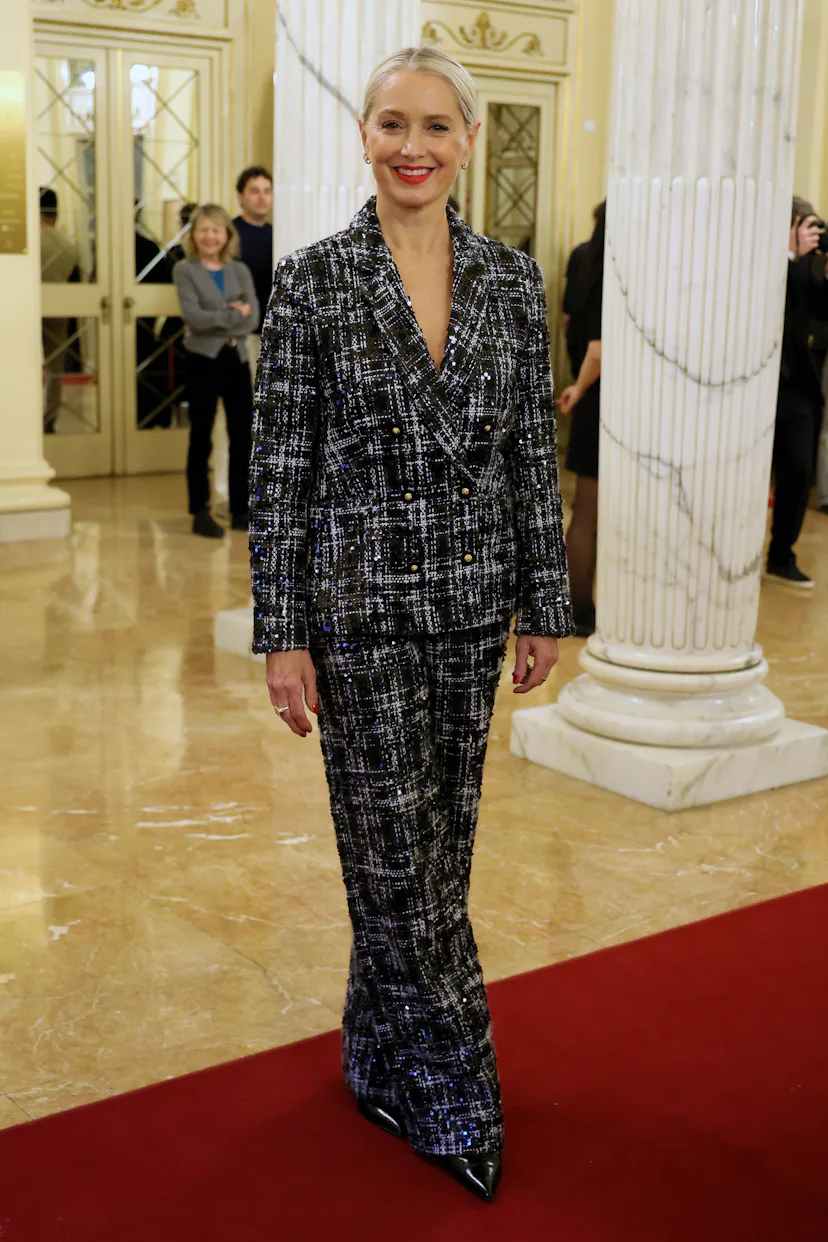 The Celebrity Attends the 2026 Winter Olympics Opening Ceremony Katherine Lanasa
