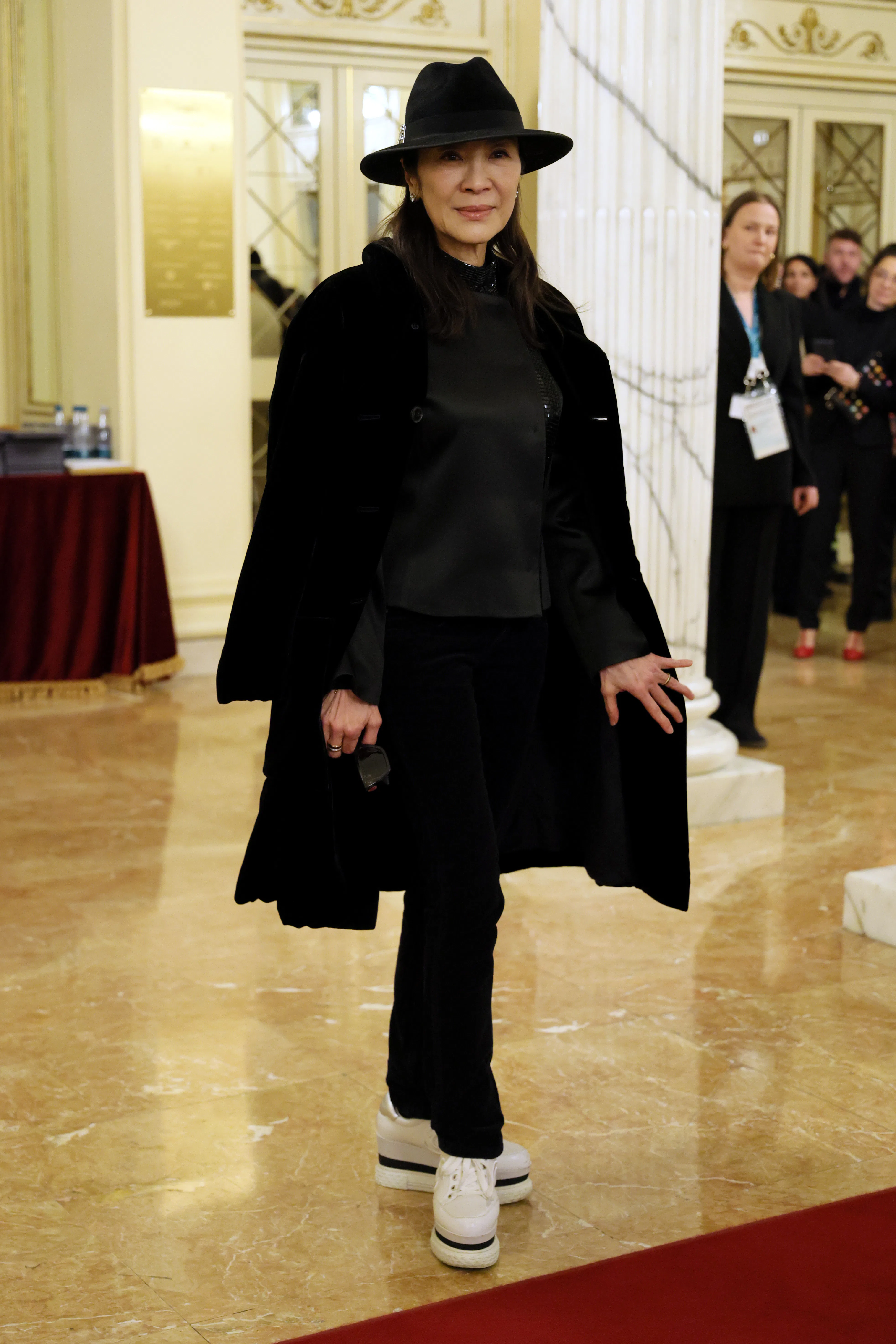 The Celebrity Attends the 2026 Winter Olympics Opening Ceremony Michelle Yeoh