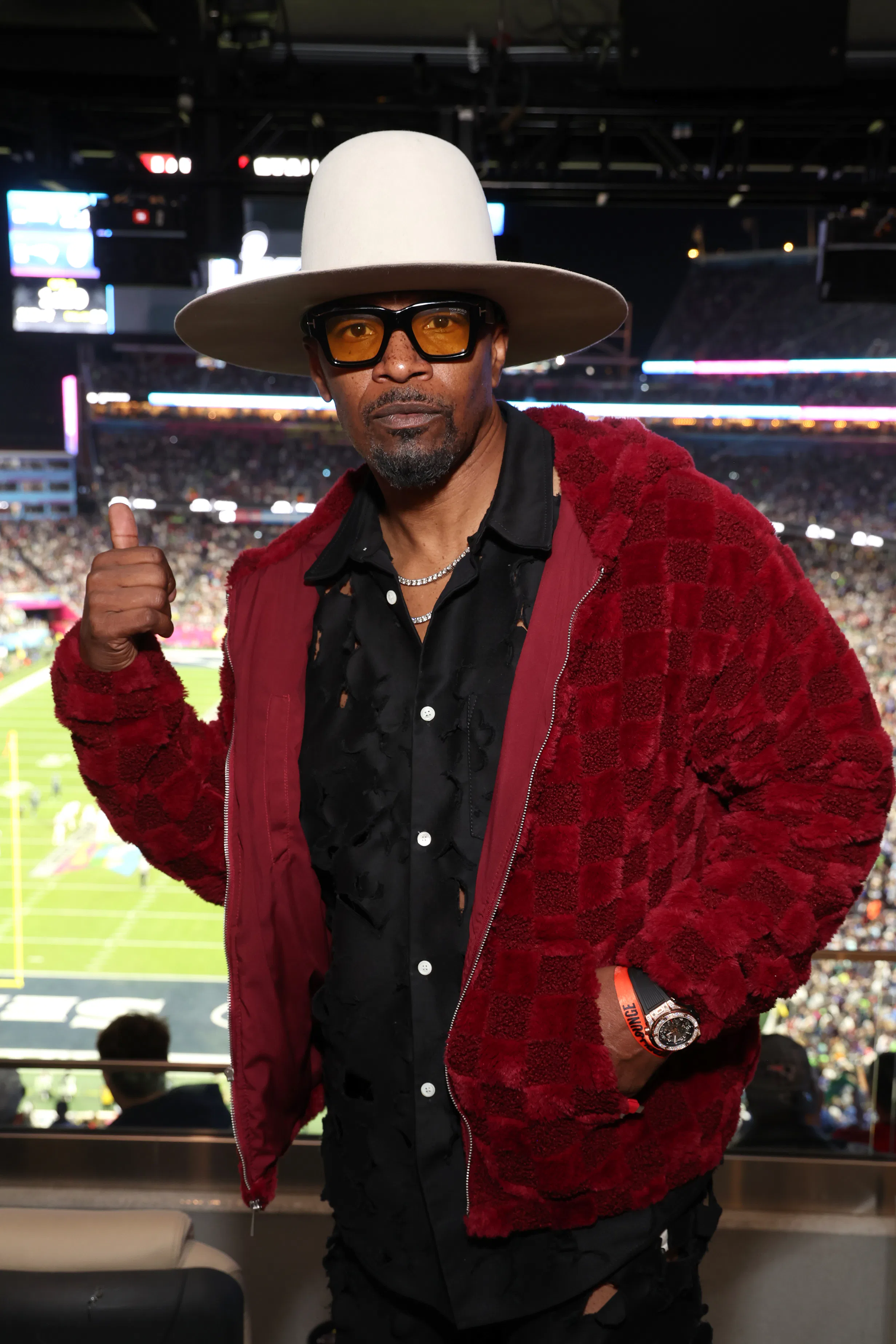 The Celebrities At The 2026 Super Bowl Jamie Foxx