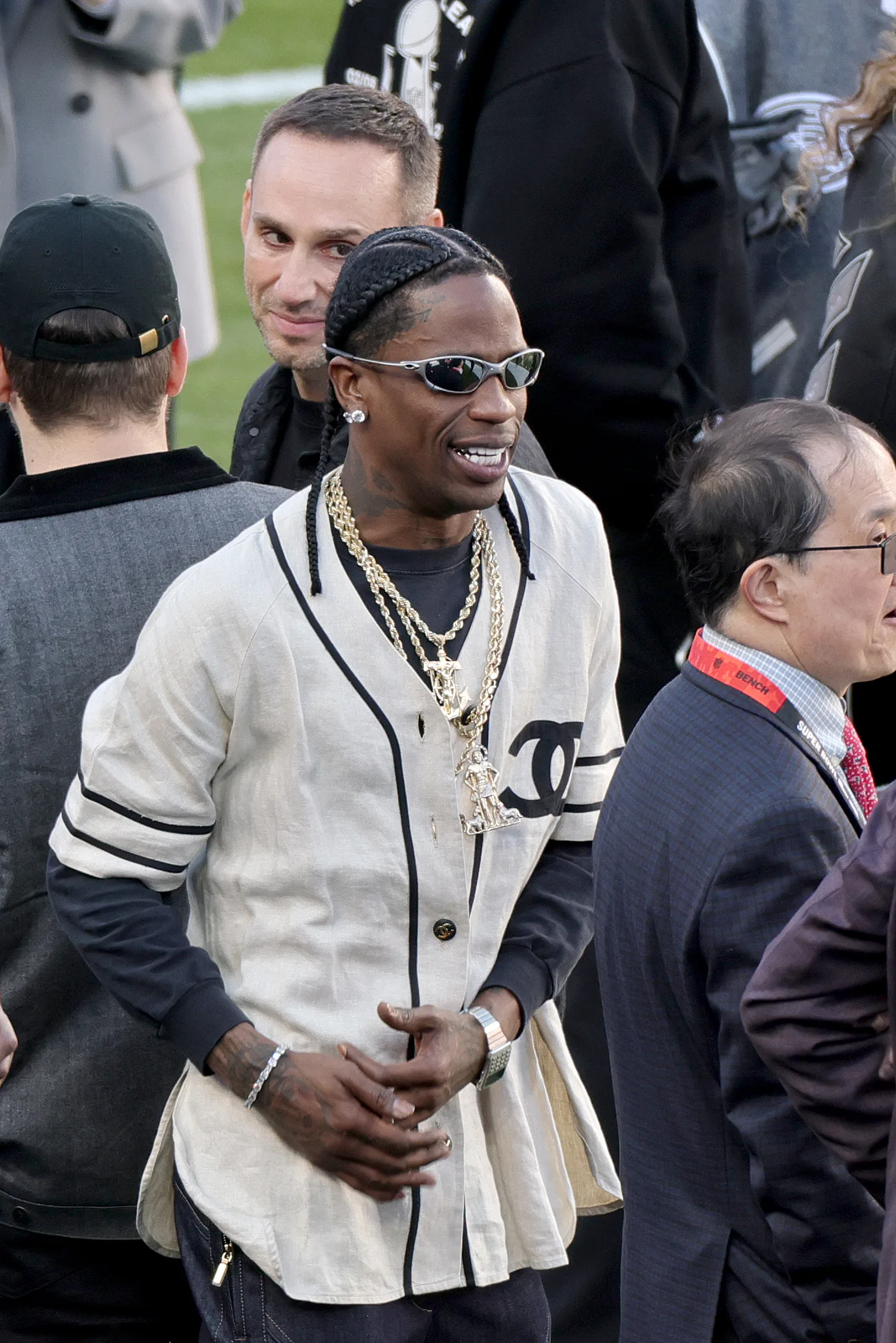 The Celebrities At The 2026 Super Bowl Travis Scott 