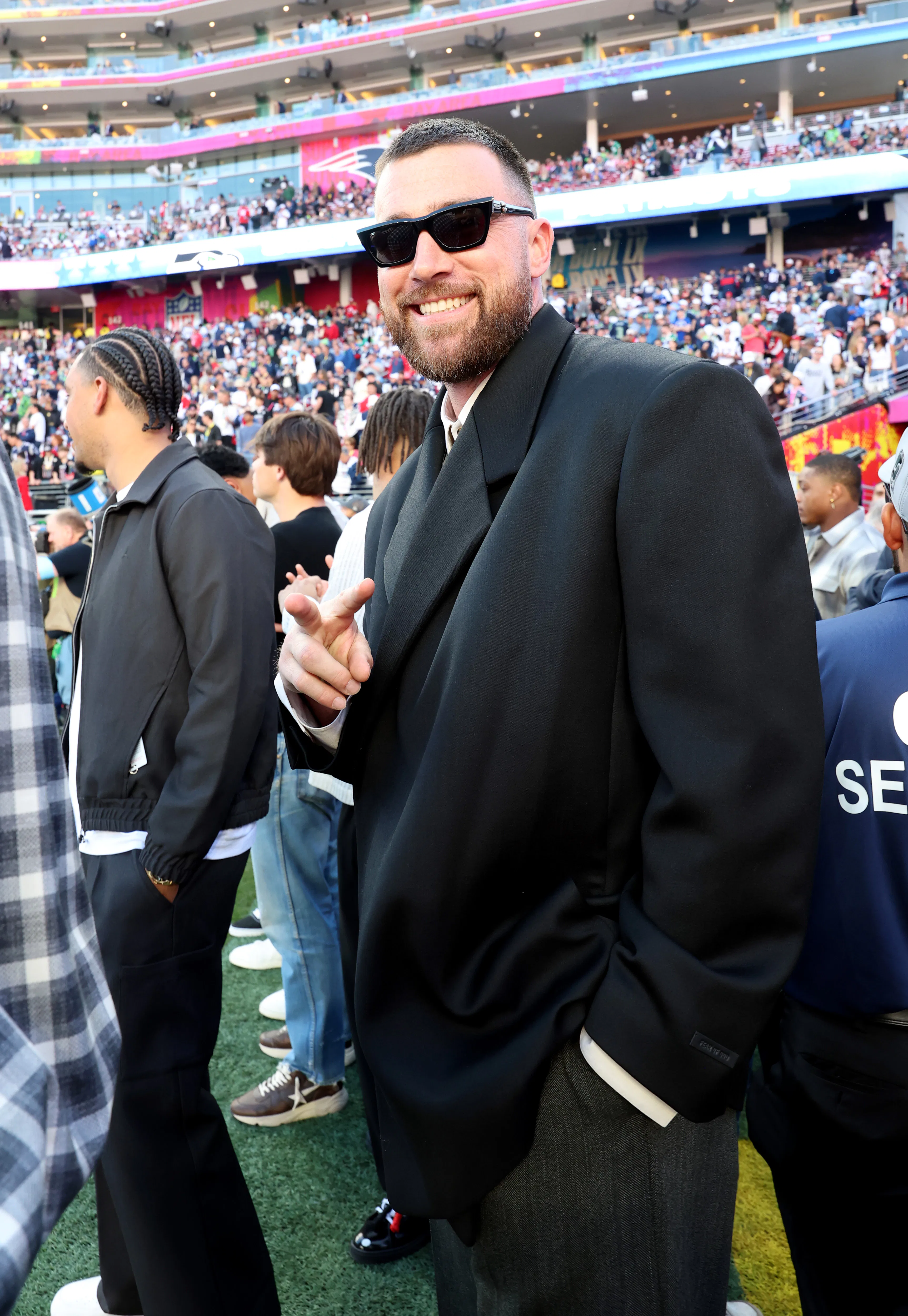 The Celebrities At The 2026 Super Bowl Travis Kelce 