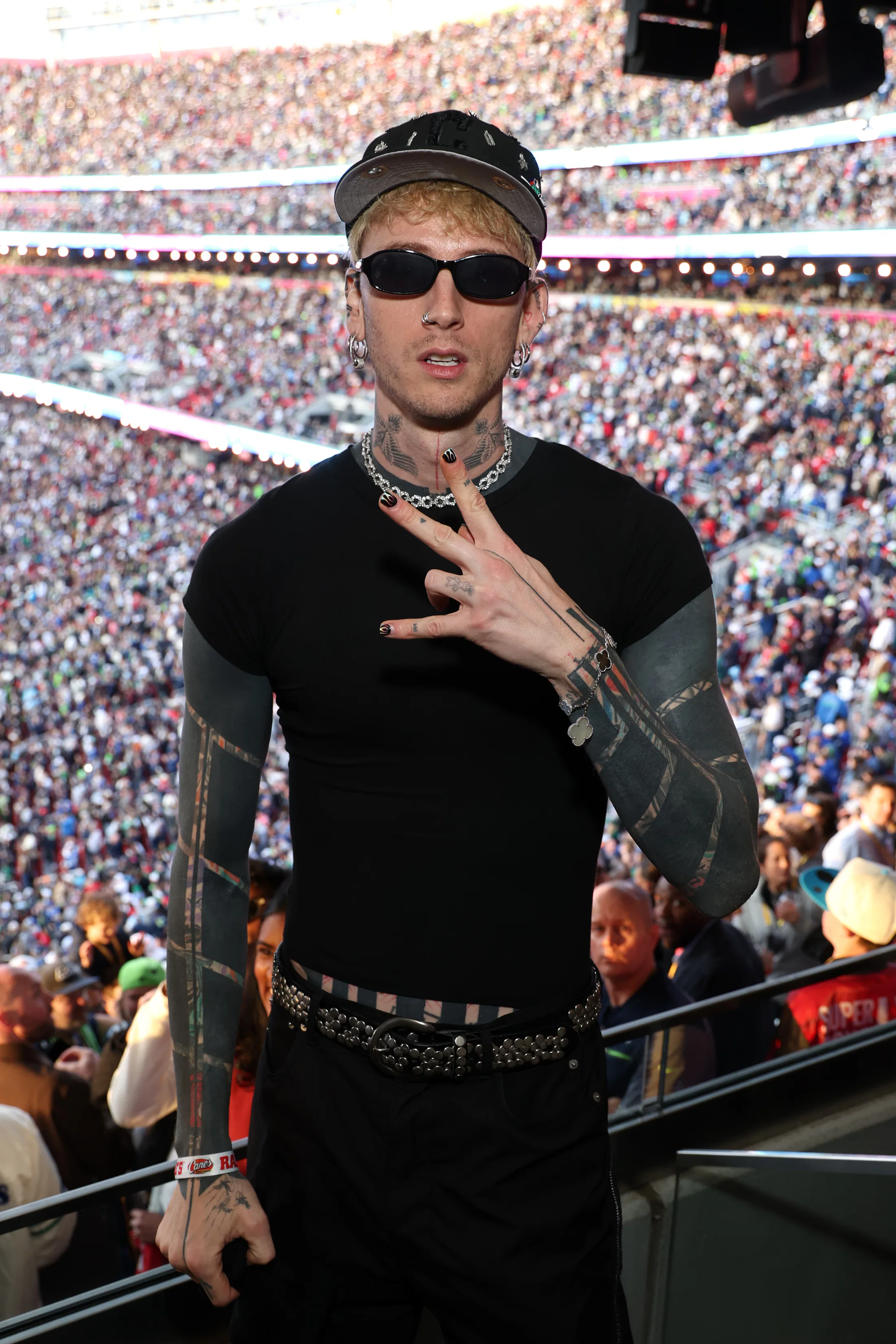 The Celebrities At The 2026 Super Bowl MGK 
