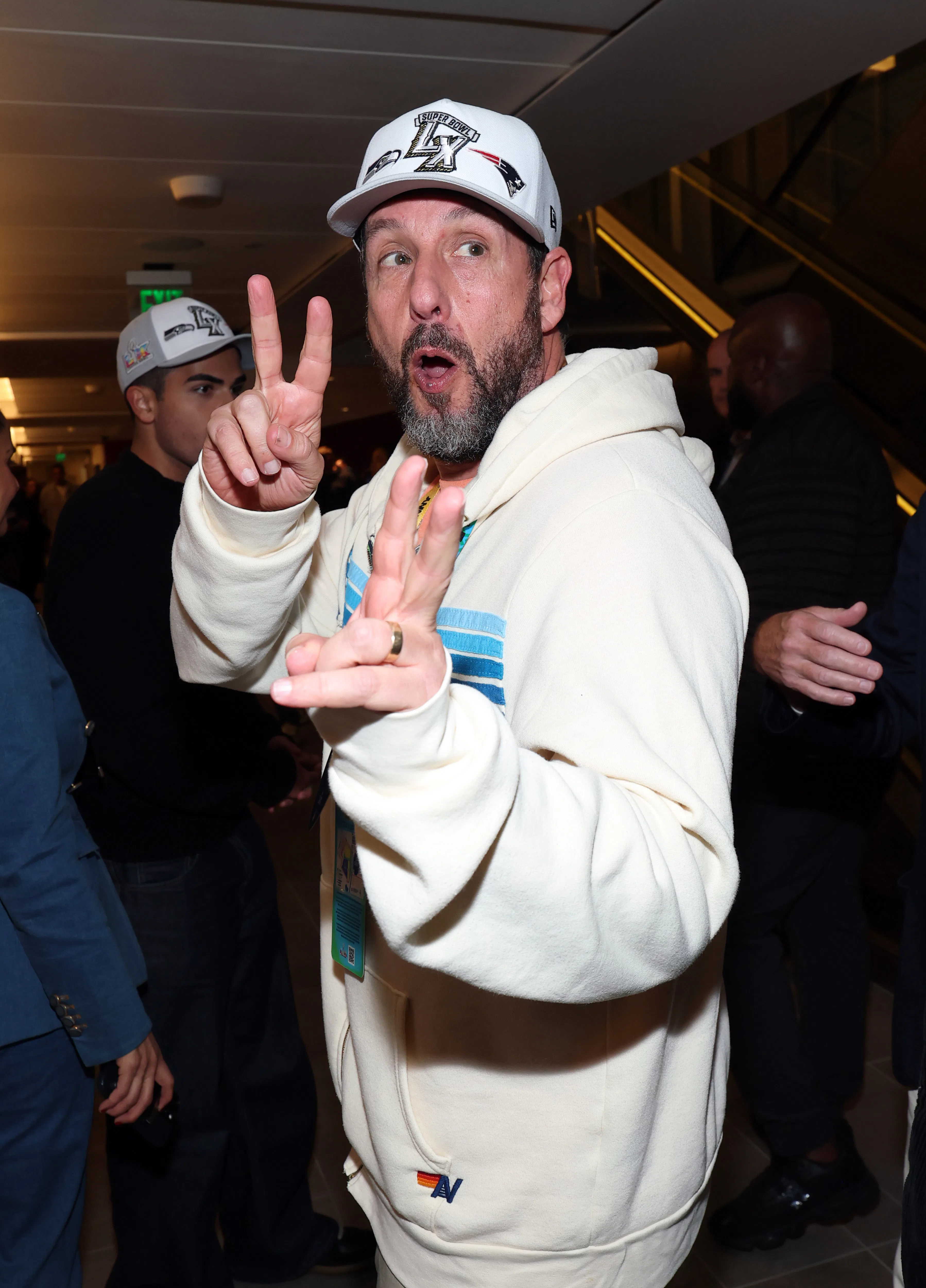 The Celebrities At The 2026 Super Bowl Adam Sandler