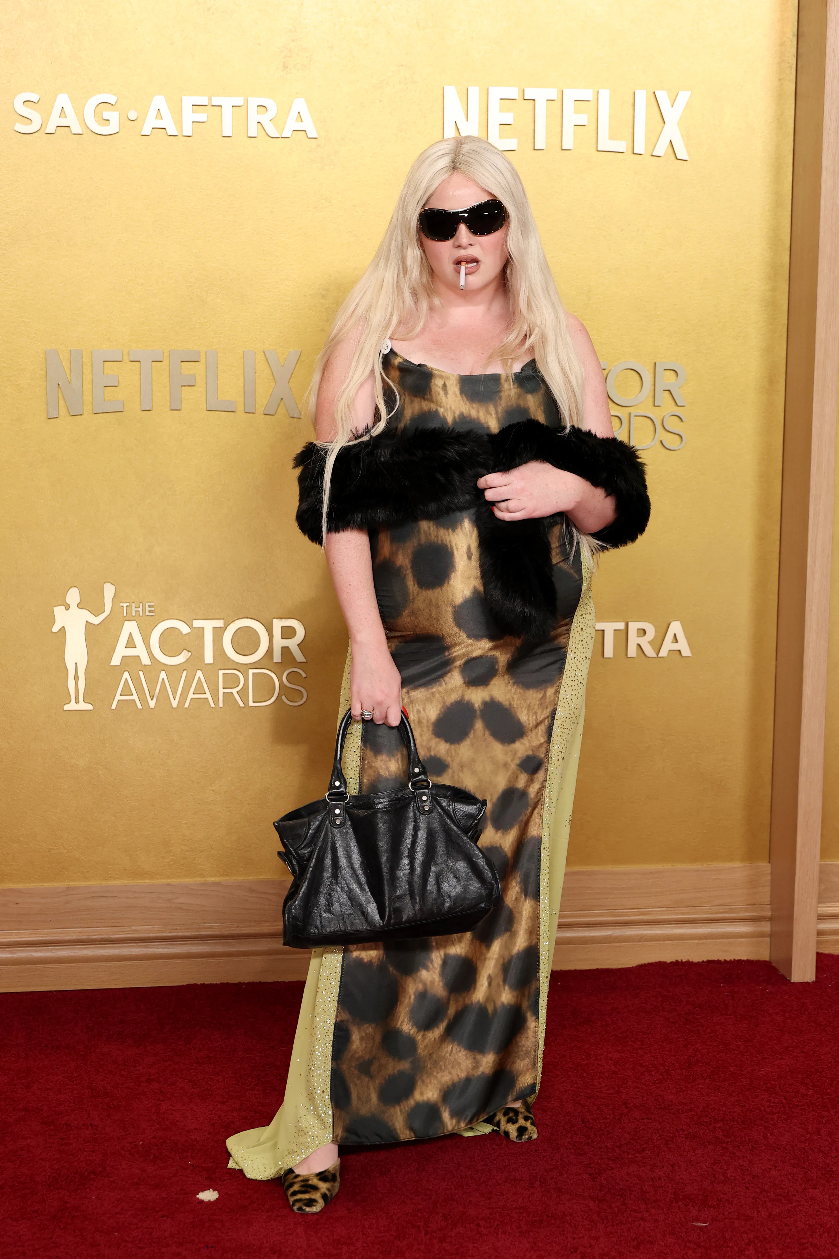 LOS ANGELES, CALIFORNIA - MARCH 01: Megan Stalter attends the 32nd Annual Actor Awards at Shrine Aud...