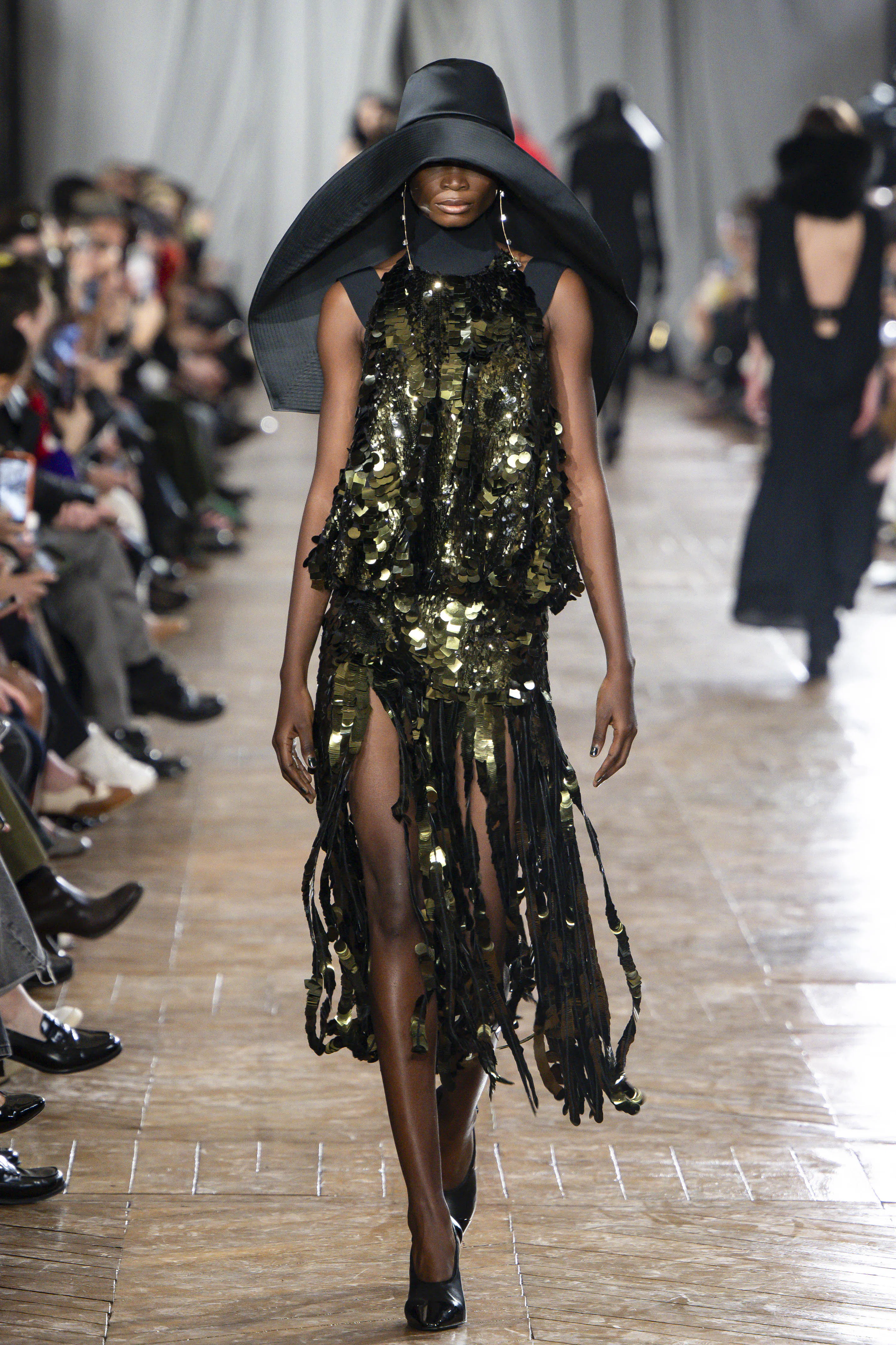 A model walks the runway during the Lanvin Ready to Wear Fall/Winter 2026