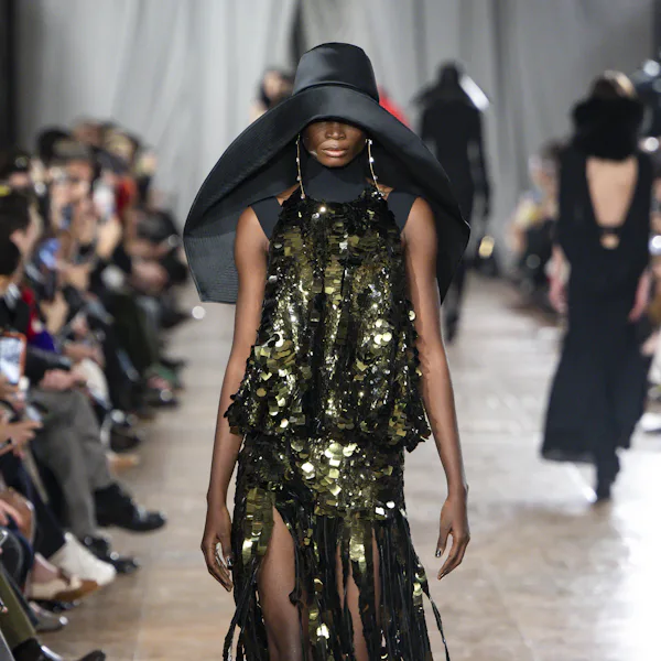 A model walks the runway during the Lanvin Ready to Wear Fall/Winter 2026