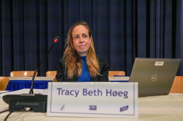 Dr. Tracy Beth Hoeg, senior advisor for Clinical Sciences at the Food and Drug Administration (FDA),...