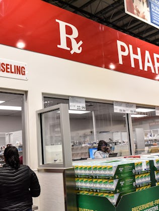 A pharmacy at a Costco store in Teterboro, New Jersey, US, on Wednesday, Feb. 28, 2024. Costco Whole...