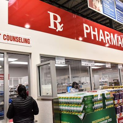 A pharmacy at a Costco store in Teterboro, New Jersey, US, on Wednesday, Feb. 28, 2024. Costco Wholesale Corp. is scheduled to release earnings figures on March 7. Photographer: Stephanie Keith/Bloomberg via Getty Images