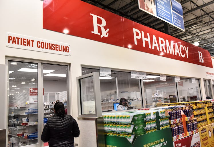 A pharmacy at a Costco store in Teterboro, New Jersey, US, on Wednesday, Feb. 28, 2024. Costco Whole...