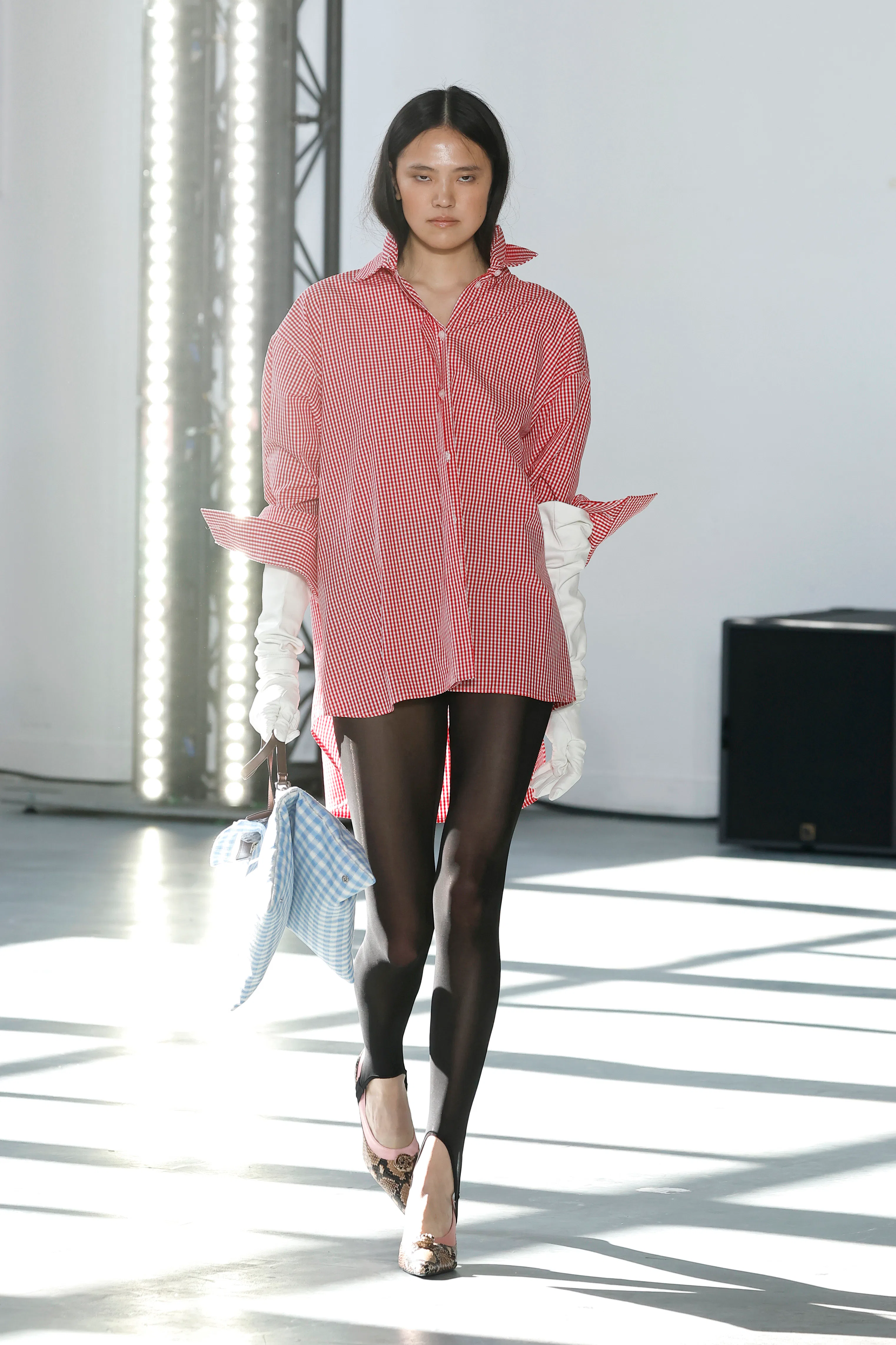 A model walks the runway during the Marie Adam-Leenaerdt Womenswear Fall/Winter 2026