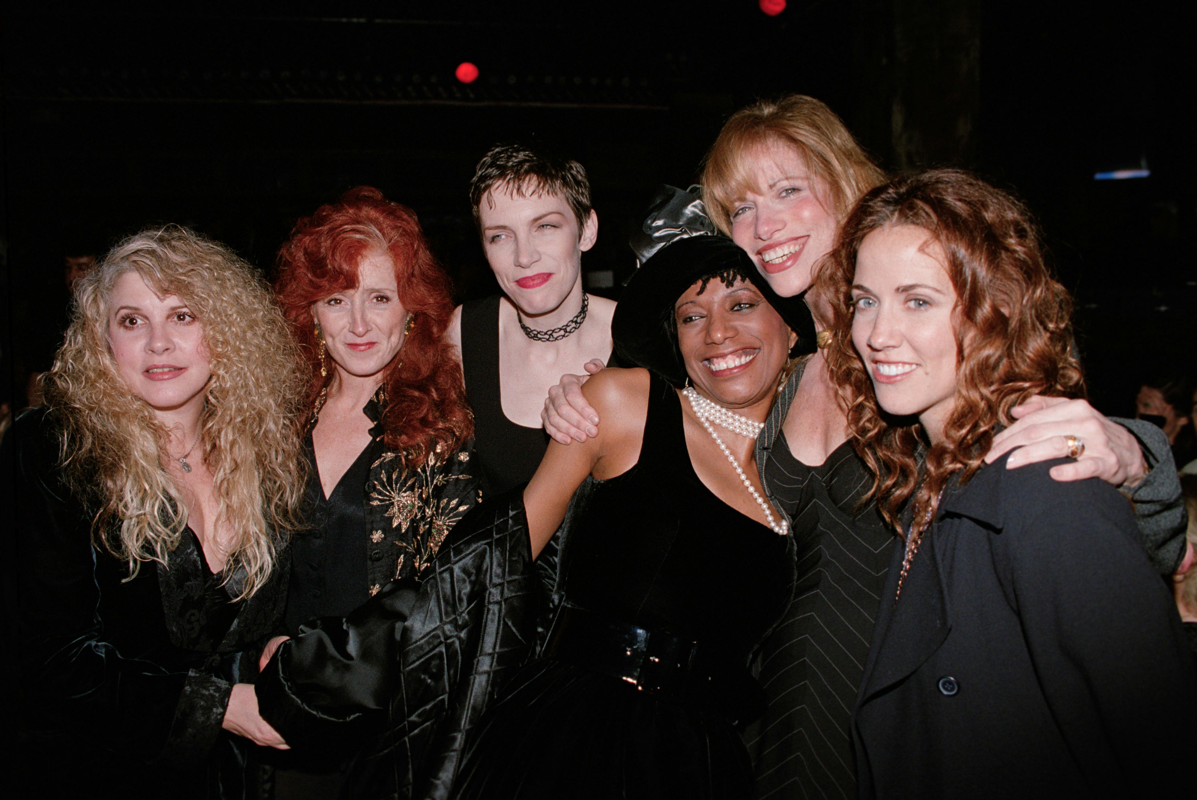 American singer Stevie Nicks, American singer songwriter Bonnie Raitt, Scottish Singer songwriter An...