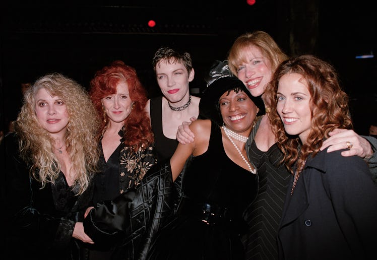 American singer Stevie Nicks, American singer songwriter Bonnie Raitt, Scottish Singer songwriter An...