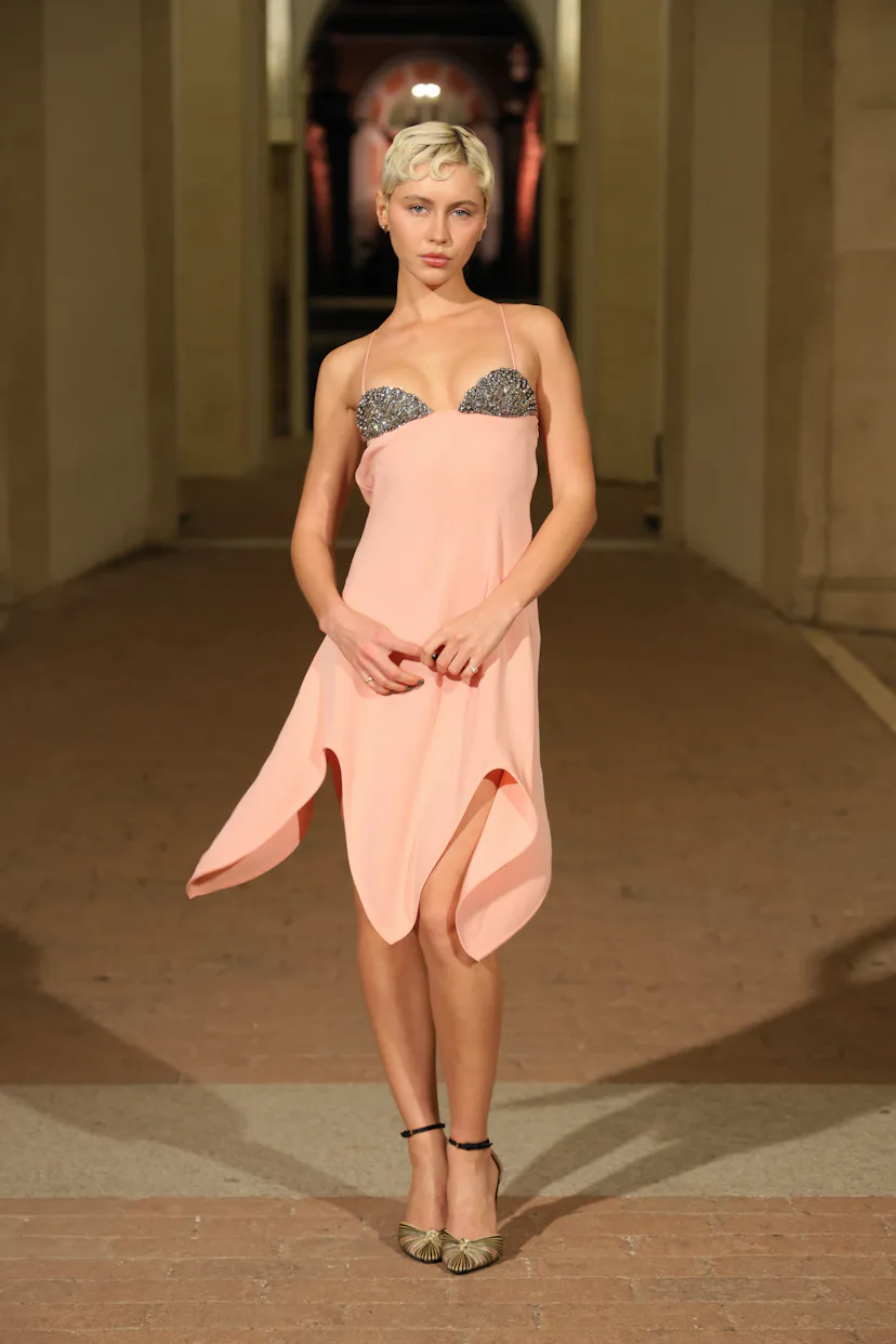 Gwyneth Paltrow's Appearance At Valentino Iris Law