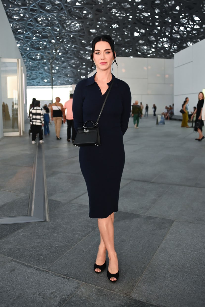 Katy Perry visits Louvre Abu Dhabi ahead of the Formula 1 Etihad Airways Abu Dhabi Grand Prix on De...