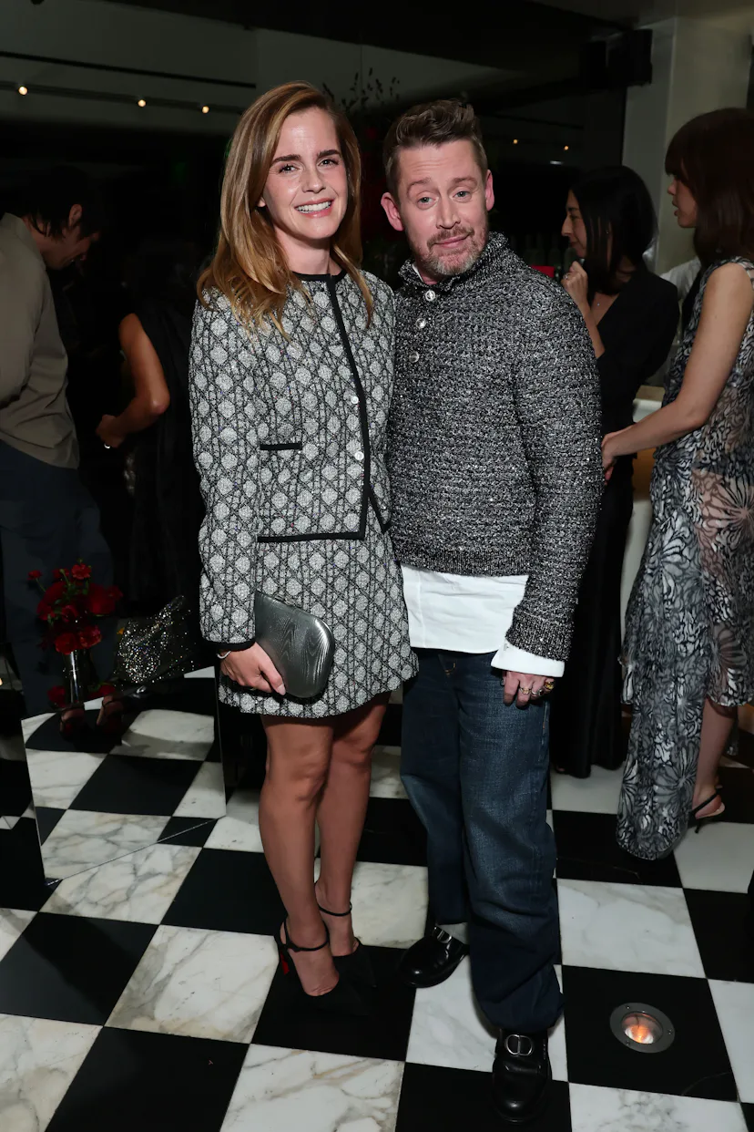 W Magazine & Dior's Pre-Oscars Soirée Was Hollywood Emma Watson and Macaulay Culkin