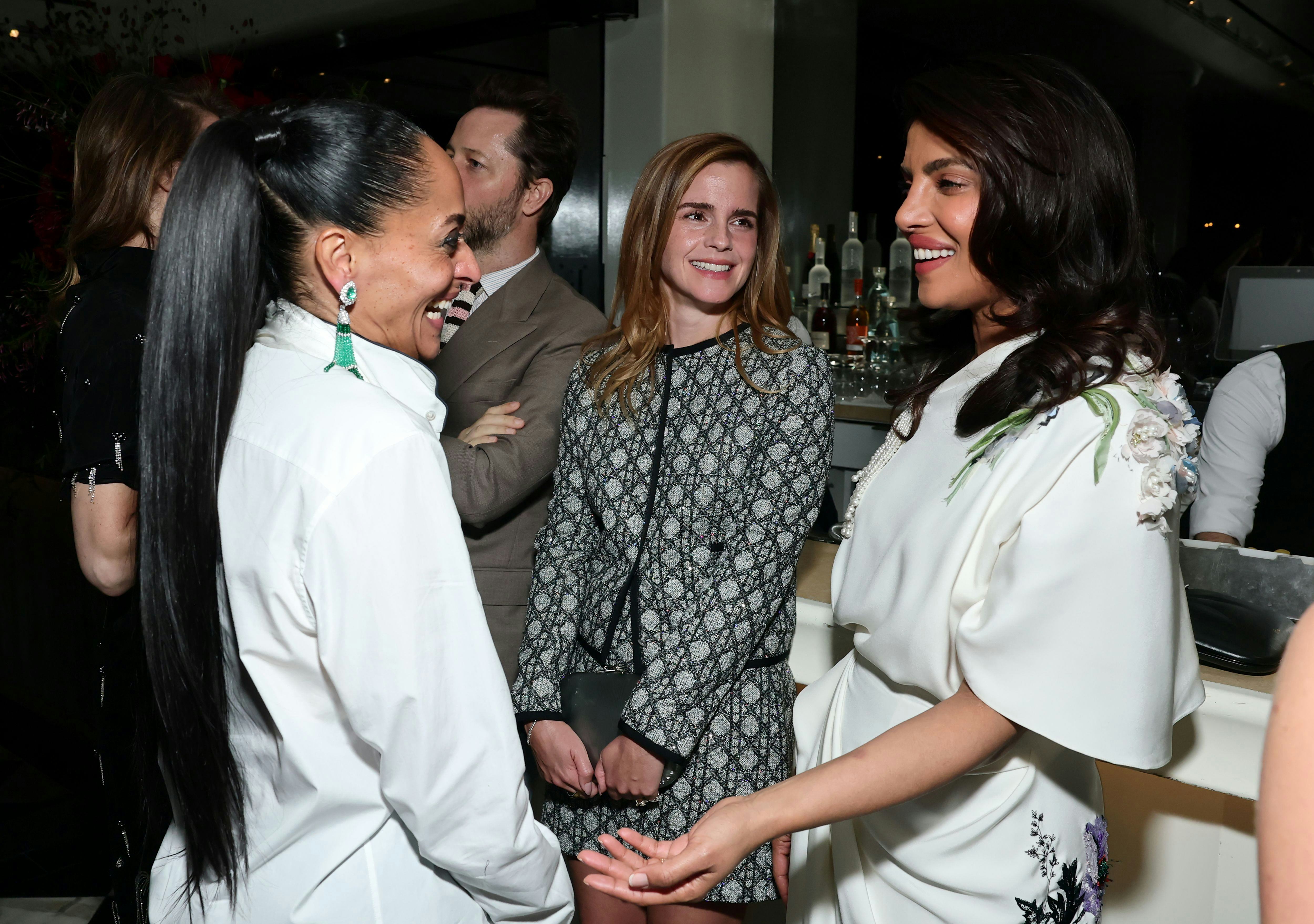Emma Watson, Priyanka Chopra Jonas, and Tracee Ellis Ross attend as W Magazine and Dior host intimat...