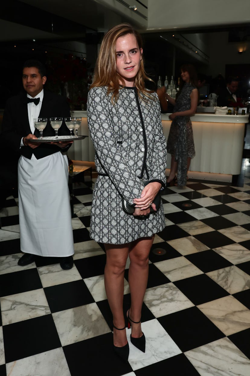 Emma Watson attends as W Magazine and Dior host intimate dinner ahead of the Academy Awards at Mr Ch...