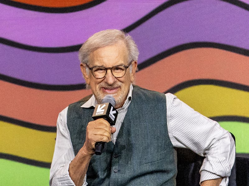 AUSTIN, TEXAS - MARCH 13: Filmmaker Steven Spielberg speaks on stage for "The Big Picture With Steve...