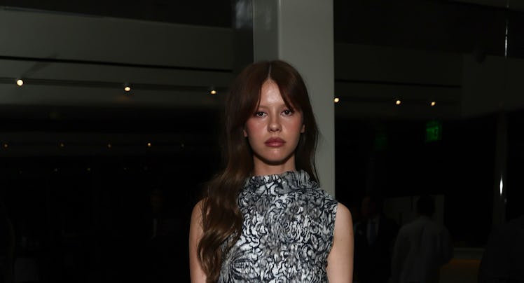 BEVERLY HILLS, CALIFORNIA - MARCH 12: Mia Goth attends as W Magazine and Dior host intimate dinner a...