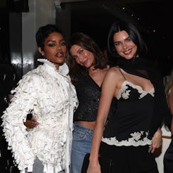 Teyana Taylor, Hailey Bieber, and Kendall Jenner attend as 'W' Magazine and Dior host intimate dinne...