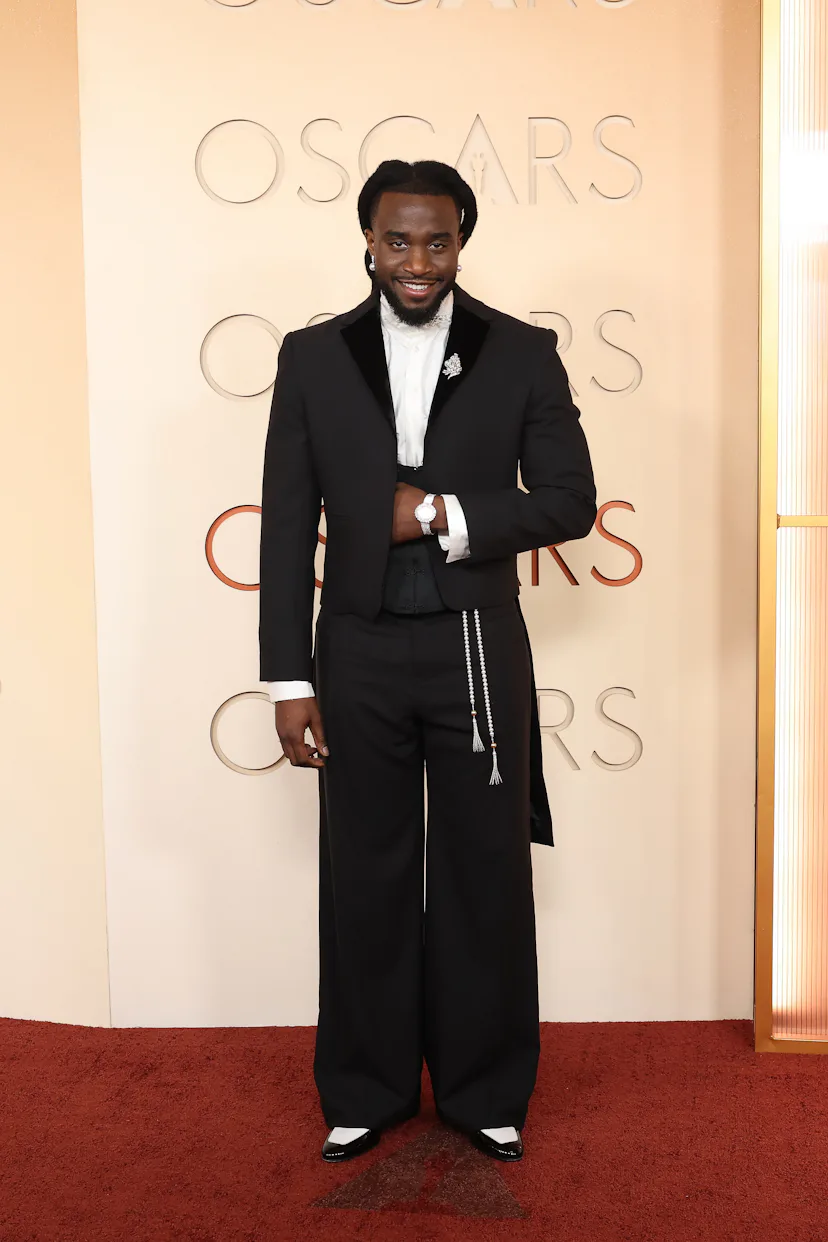 Hollywood, CA - March 15, 2026: Shaboozey arrives on the red carpet at the 98th Annual Academy Award...