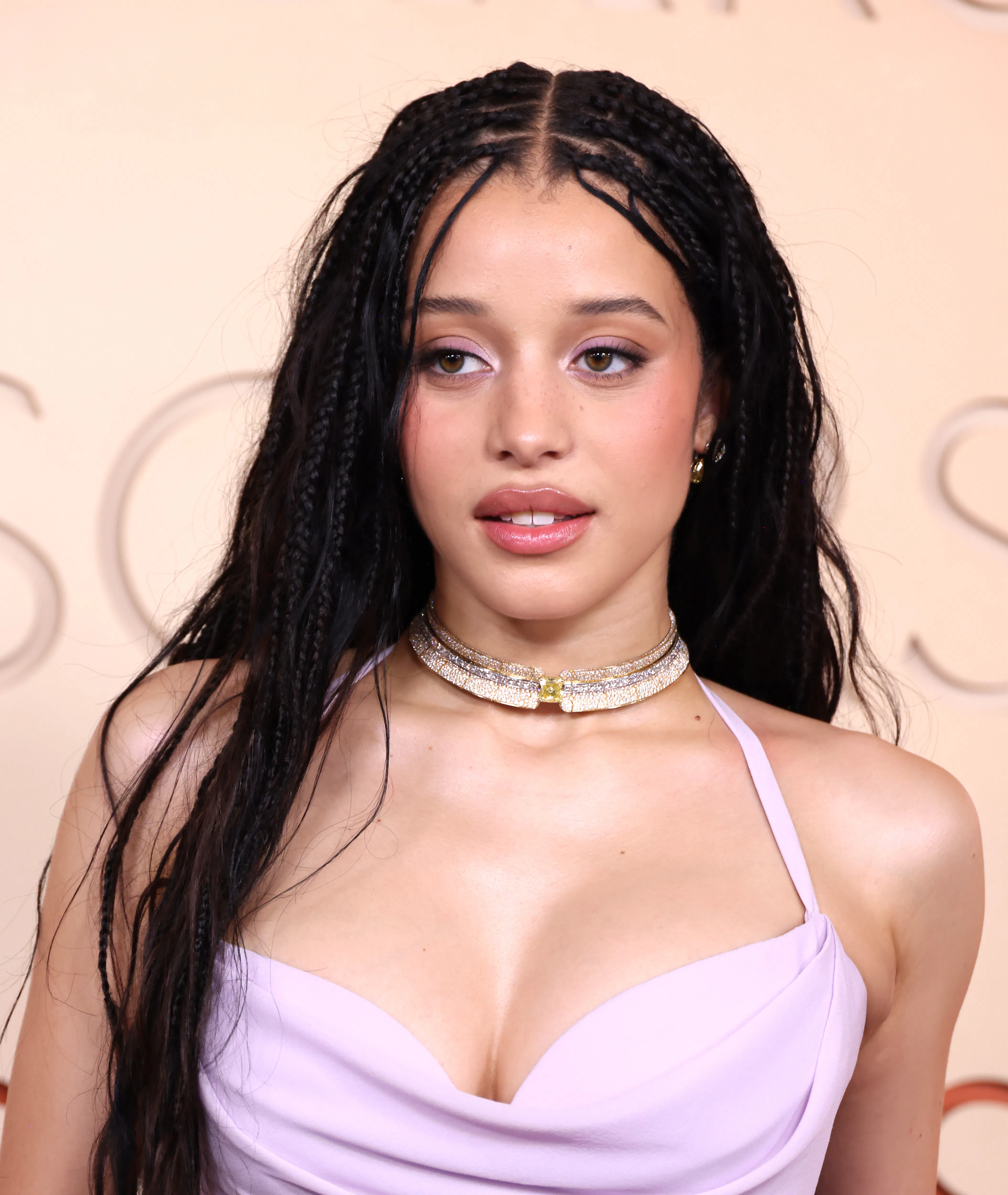 Chase Infiniti with lavender eyeshadow