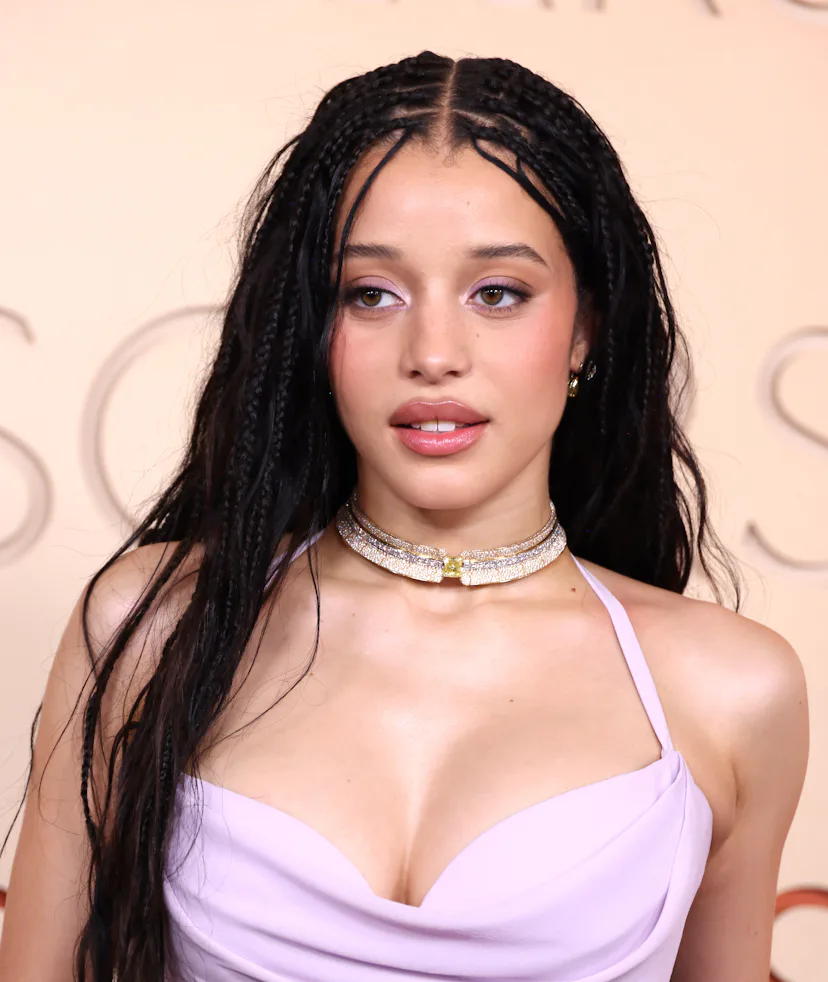 Chase Infiniti with lavender eyeshadow