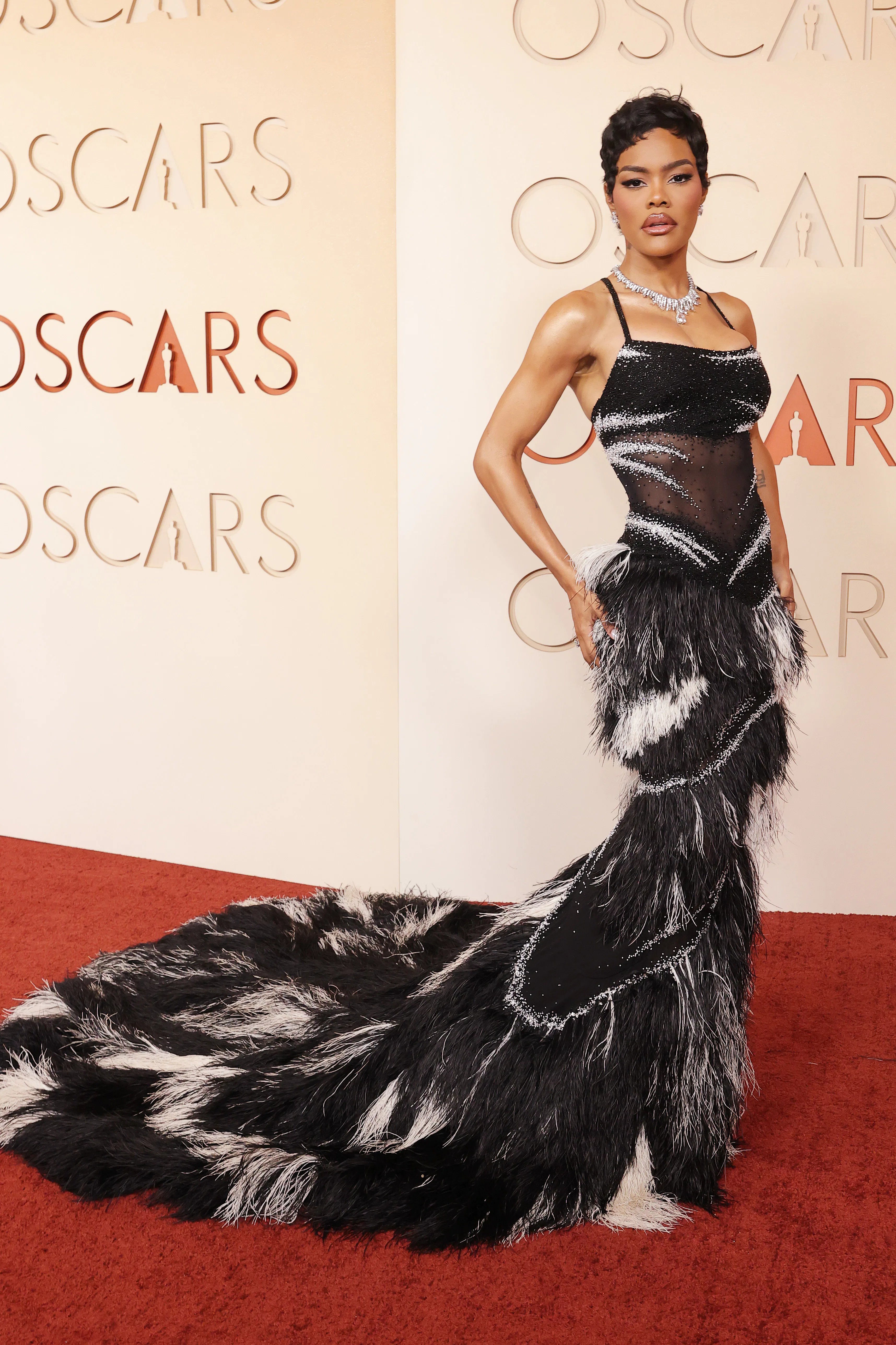 HOLLYWOOD, CALIFORNIA - MARCH 15: Teyana Taylor attends the 98th Oscars at Dolby Theatre on March 15...