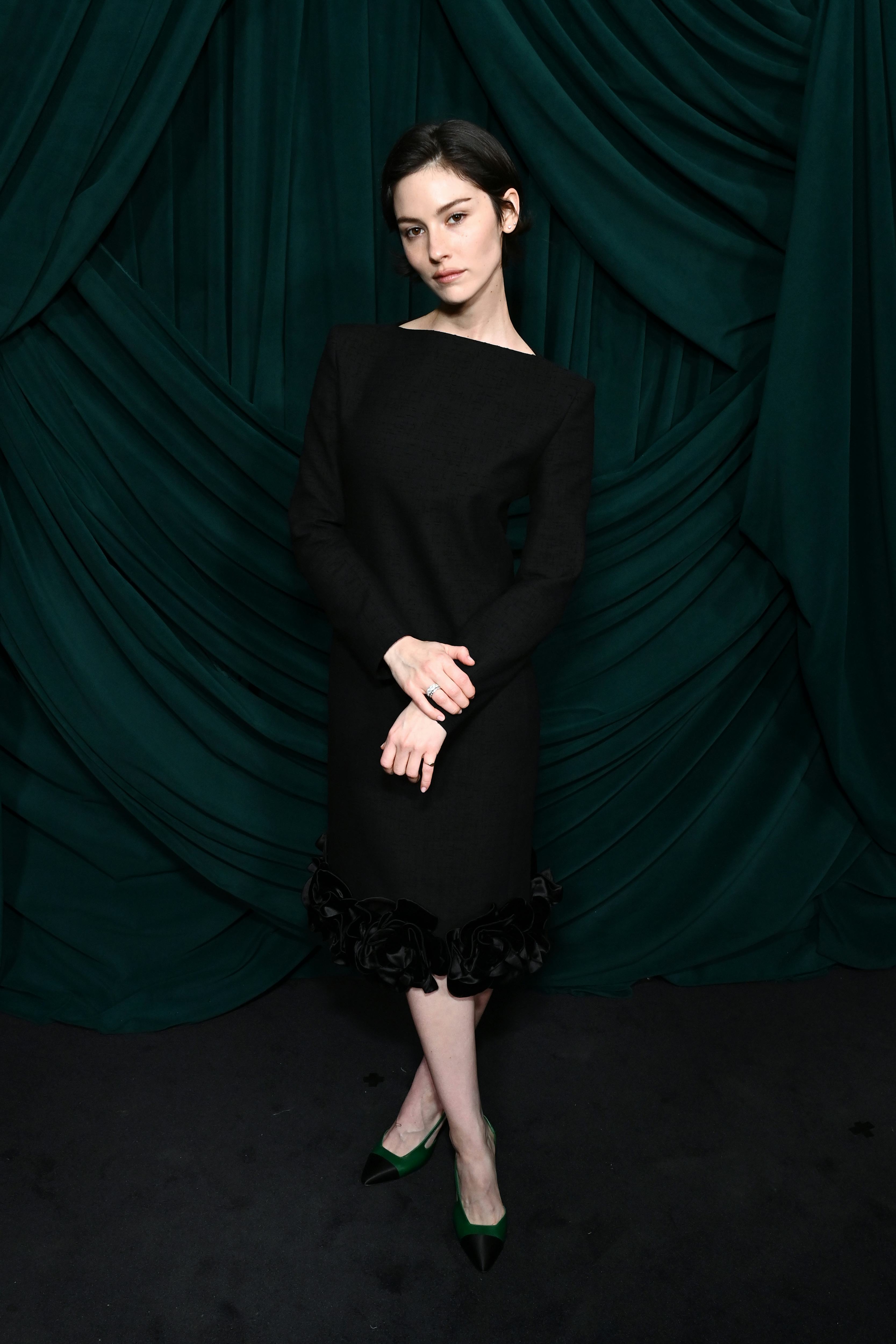 Gracie Abrams, wearing CHANEL, attends the CHANEL and Charles Finch Annual Pre-Oscar Dinner