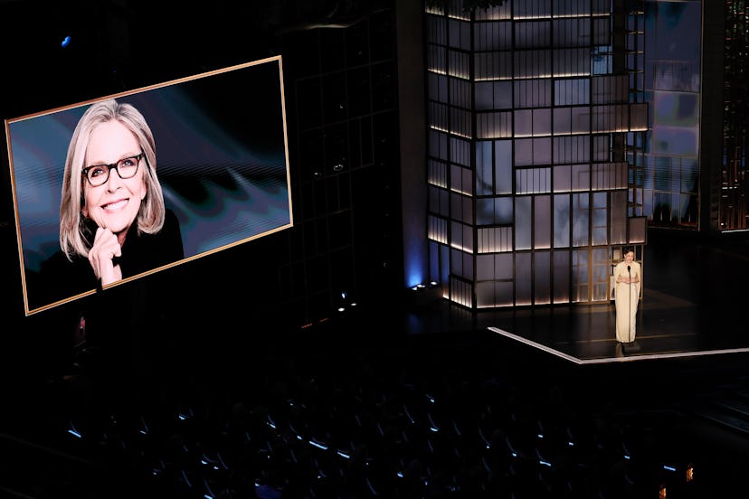 Rachel McAdams delivers a tribute to Diane Keaton during the 98th Annual Academy Awards