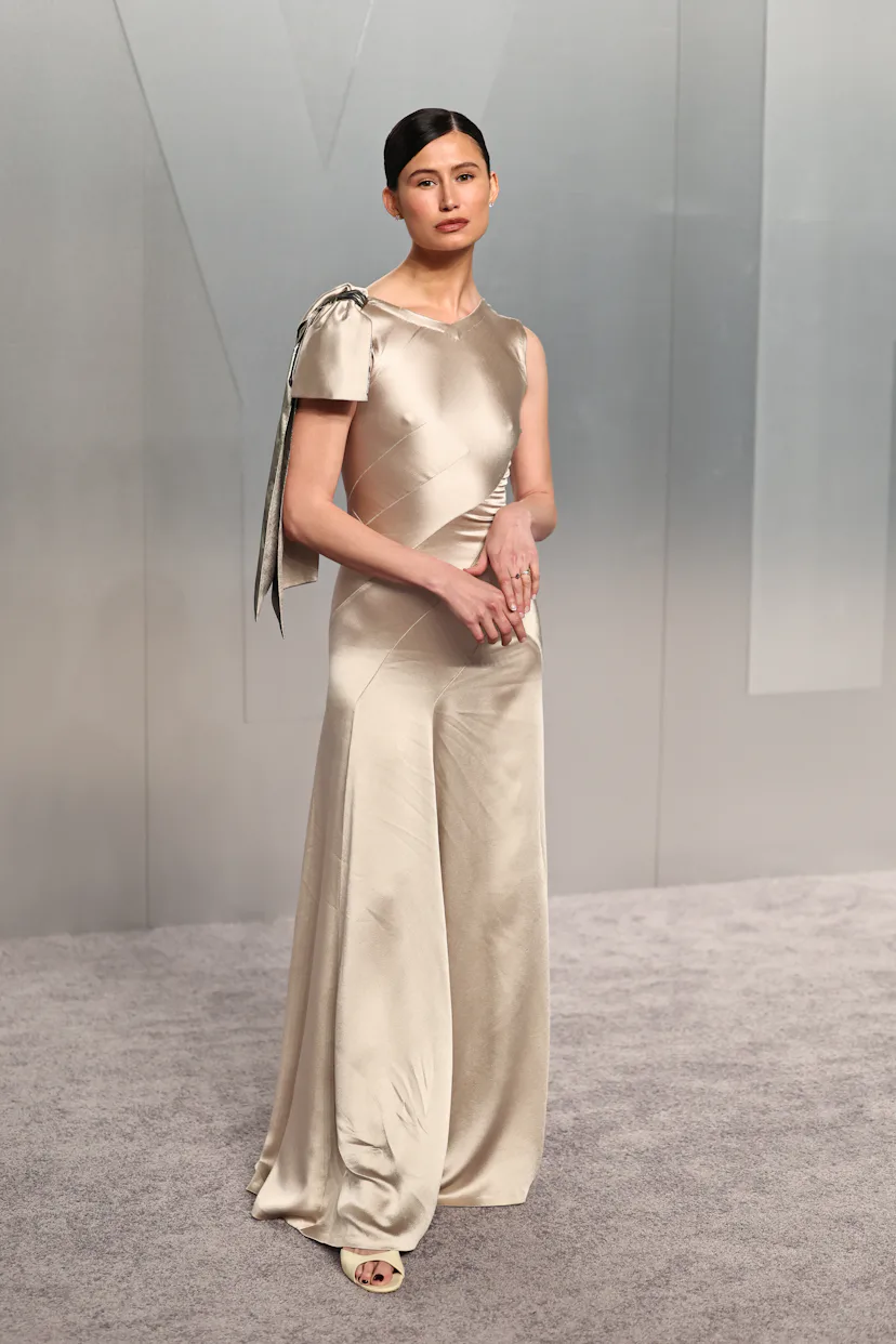 LOS ANGELES, CALIFORNIA - MARCH 15: Delaney Rowe attends the 2026 Vanity Fair Oscar Party Hosted By...